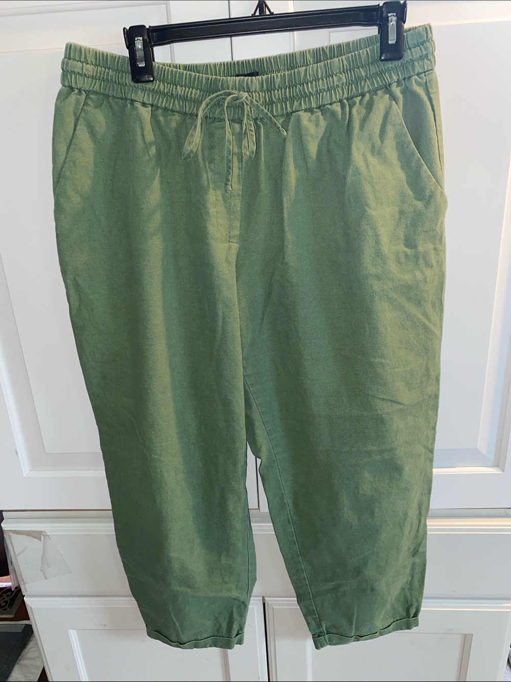 J. Crew Olive Drawstring Casual Pants